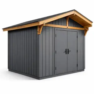 Capanno in Acciaio e Legno 300x200x250 cm