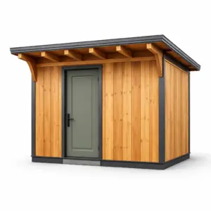 Capanno in Legno e Metallo 300x200x250 cm